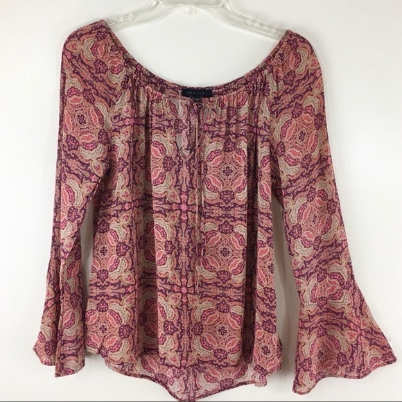 Sanctuary Boho Tunic Top Bell Sleeves - Picture 2 of 11